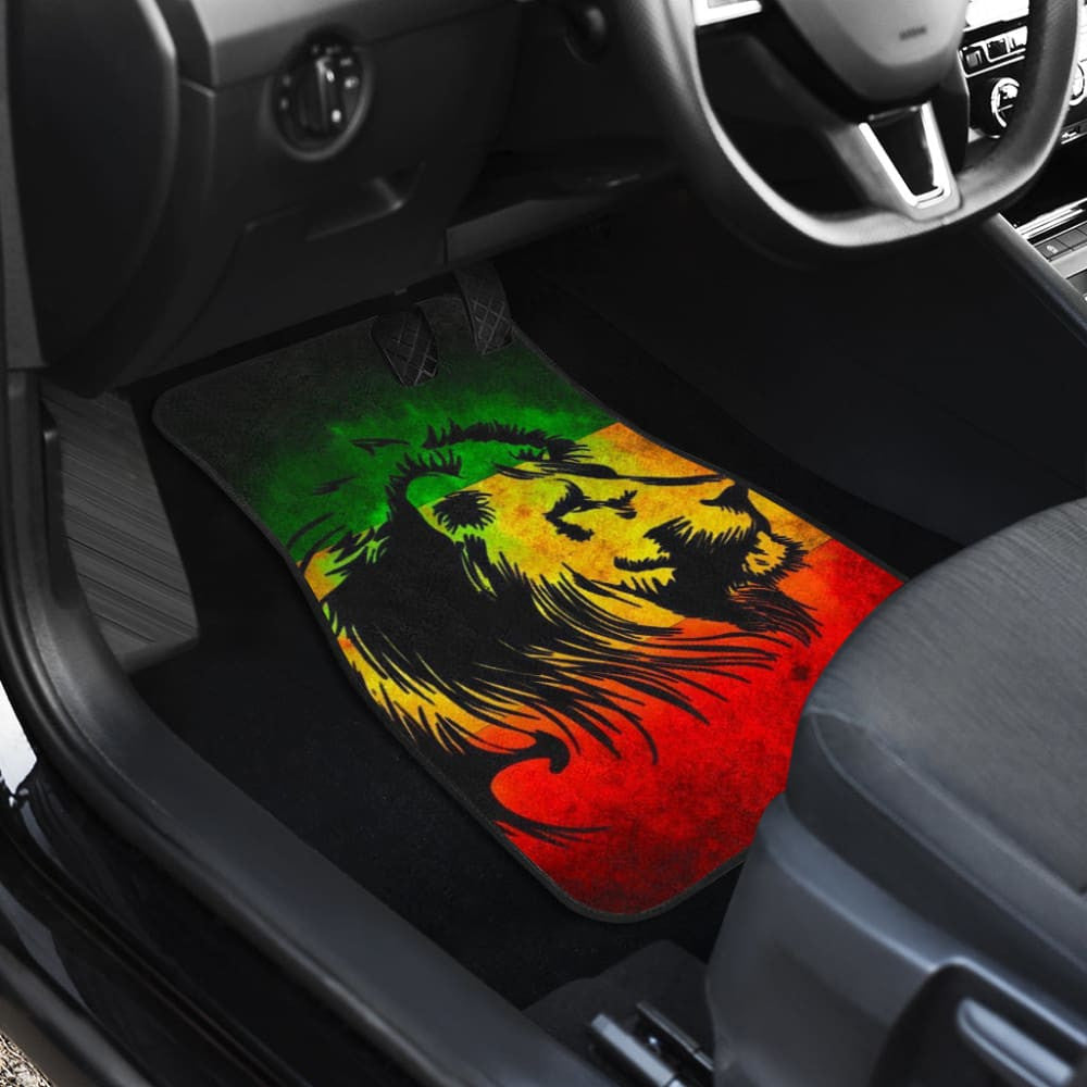 Amazing Gift Ideas Reggae Rasta Lion Car Floor Mats Custom