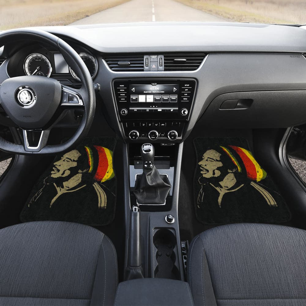 Bob Marley One Love Jamaica Reggae Car Floor Mats Custom