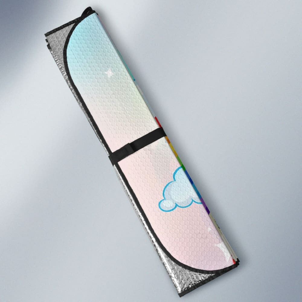 Amazing Unicorn LGBT Rainbow Love Heart Car Auto Sun Shades