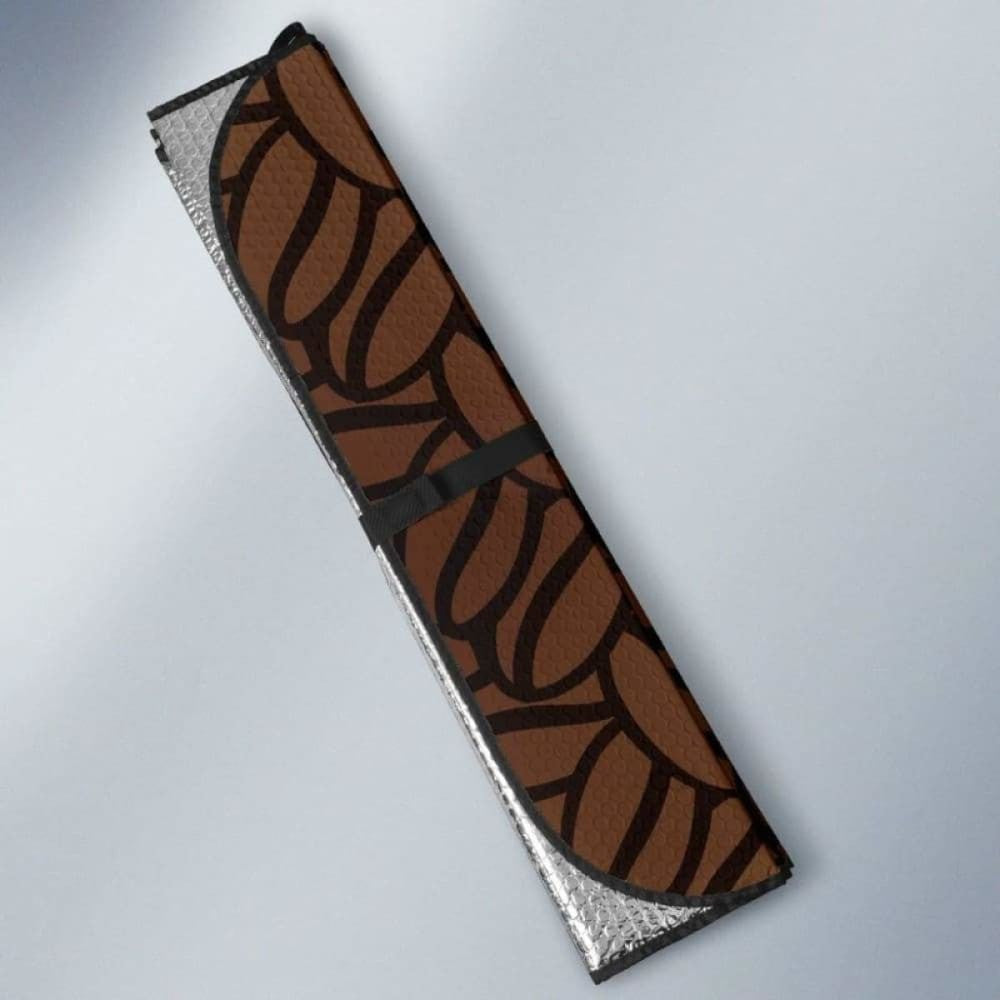 Coffee Bean Pattern Car Auto Sun Shades