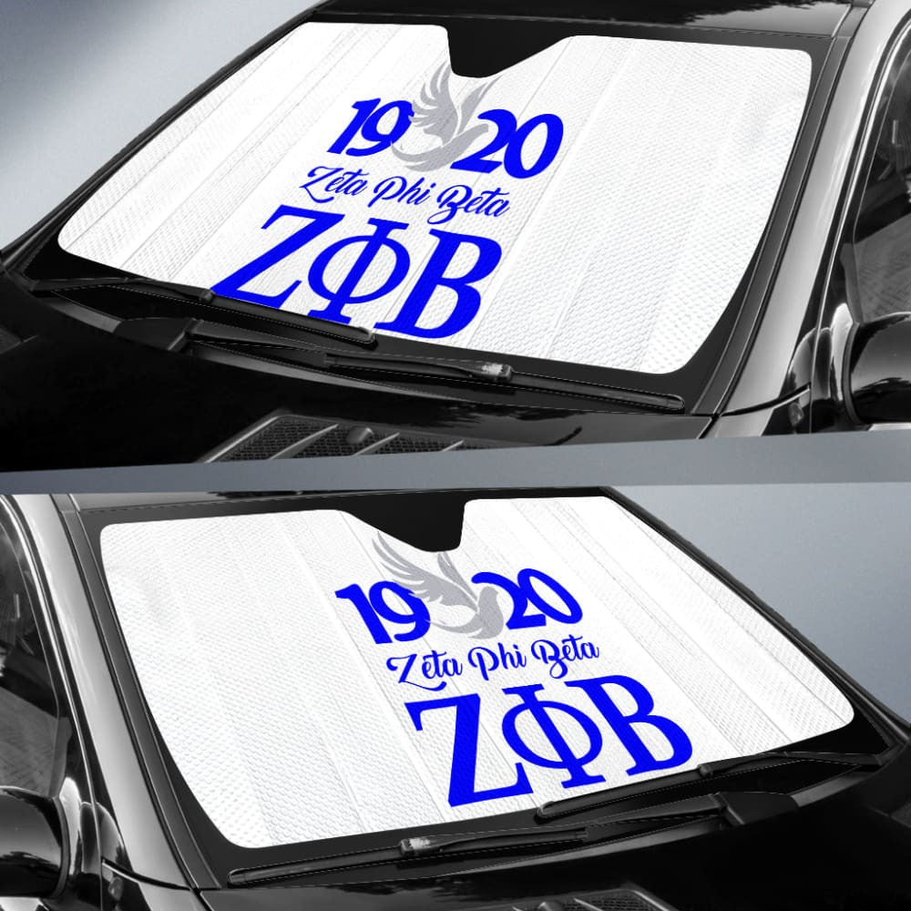 Zeta Phi Beta Custom Car Decoration Car Auto Sun Shades
