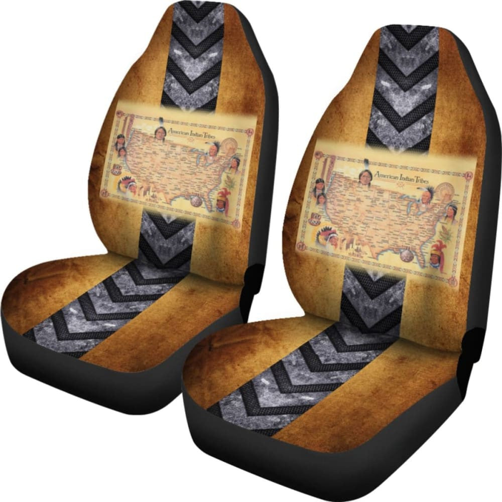 American Indian Tribes Car Seat Cover