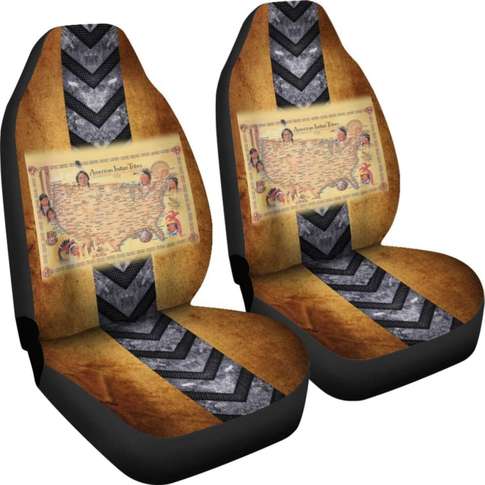 American Indian Tribes Car Seat Cover