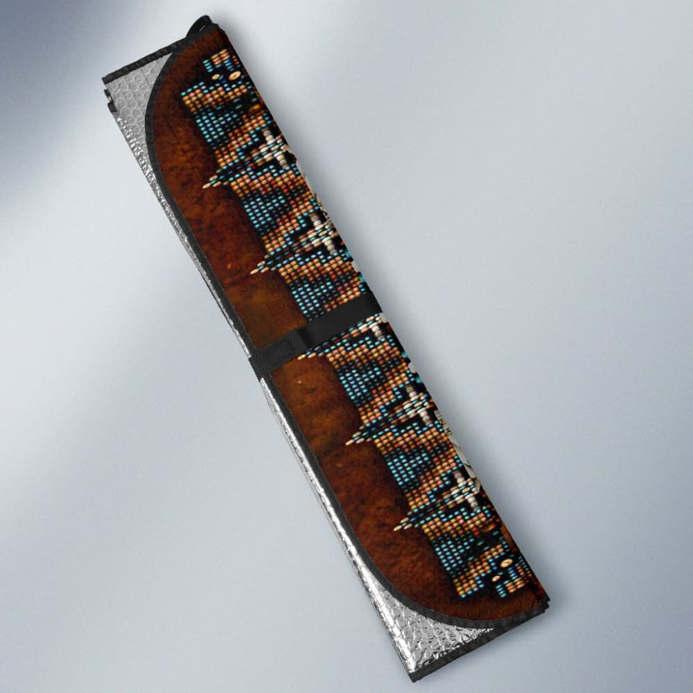 Mandala Brown Native American Auto Sun Shades