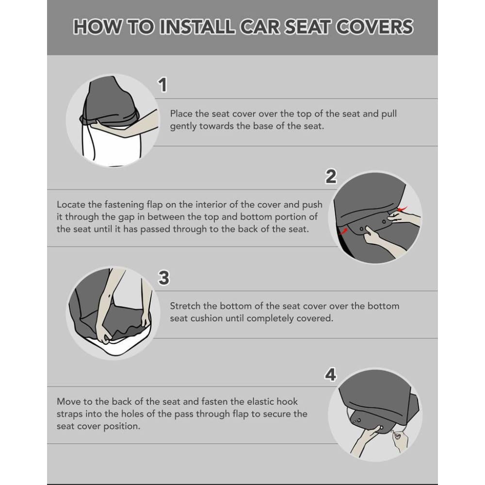 Westie Flower Car Seat Covers