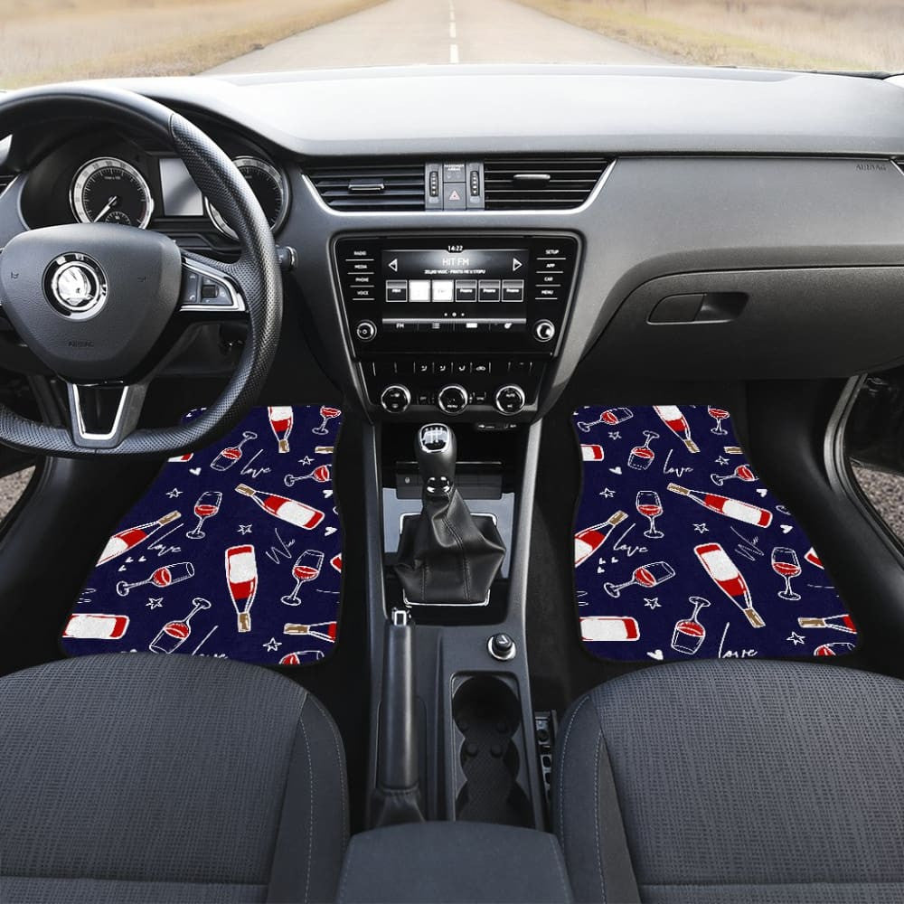 Wine Lovers Car Floor Mats