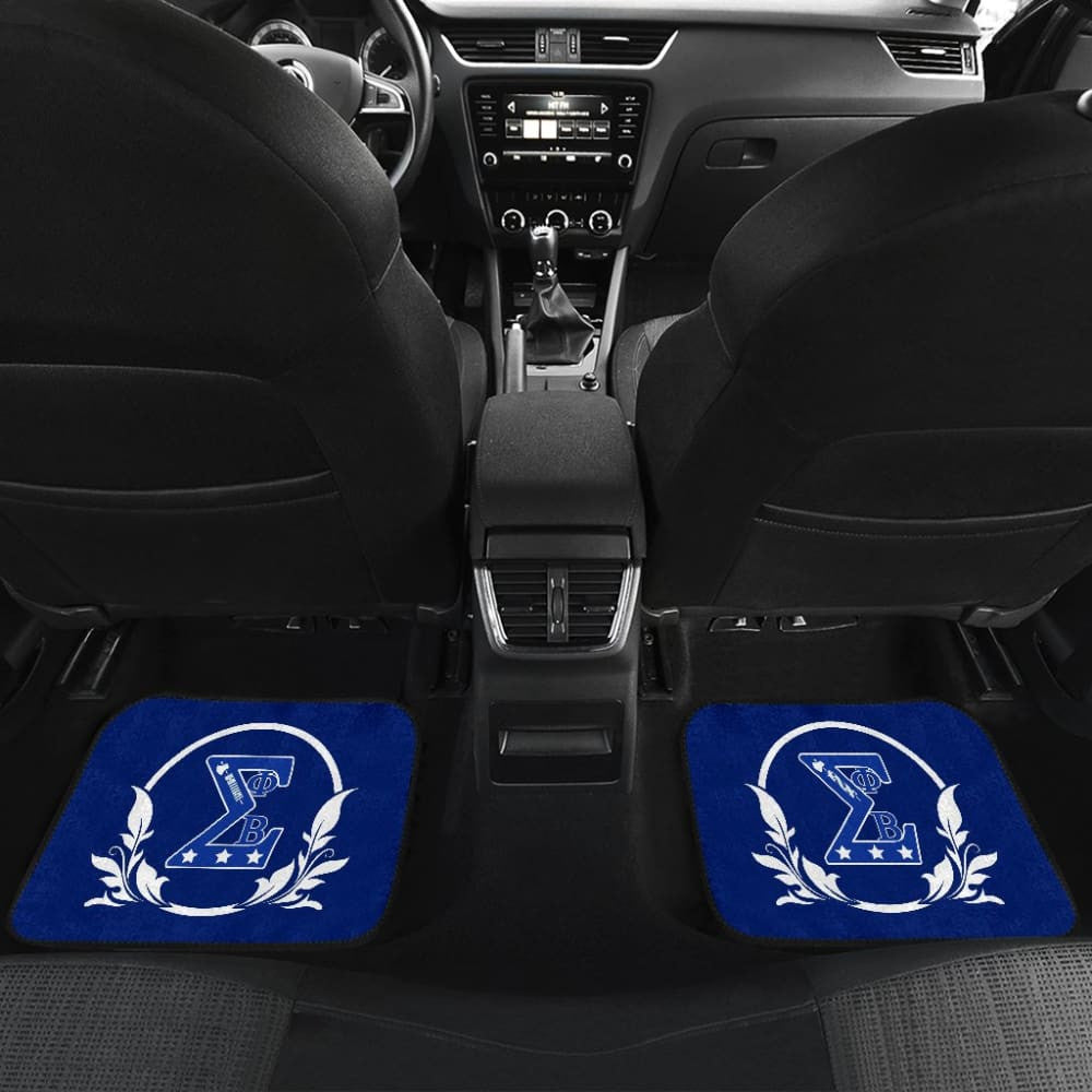 African American Phi Beta Sigma Fraternity Car Floor Mats