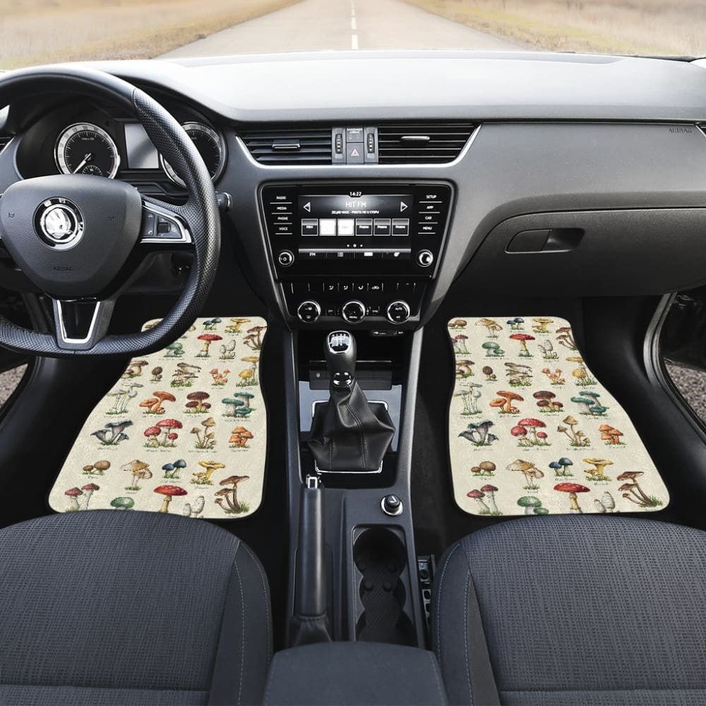 Mushroom Collection Car Floor Mats