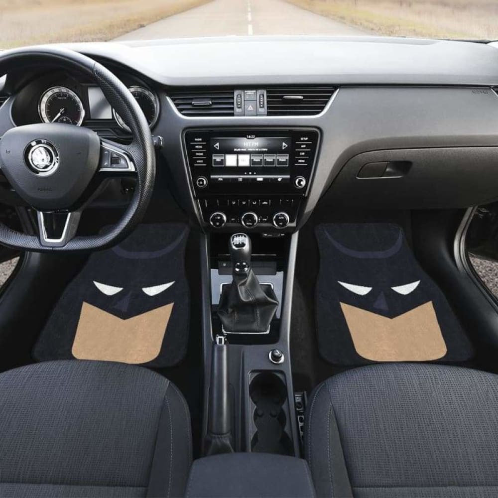 Batman Stupid Face Cartoon Car Floor Mats