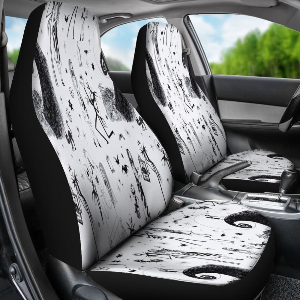 Car Seat Covers Jack Skellington