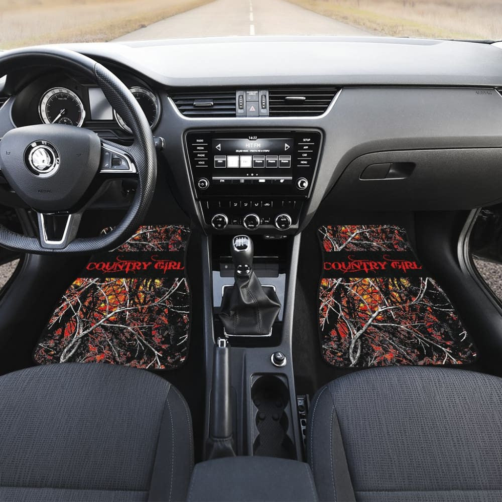 Wildfire Camouflage Country Girl Car Floor Mats