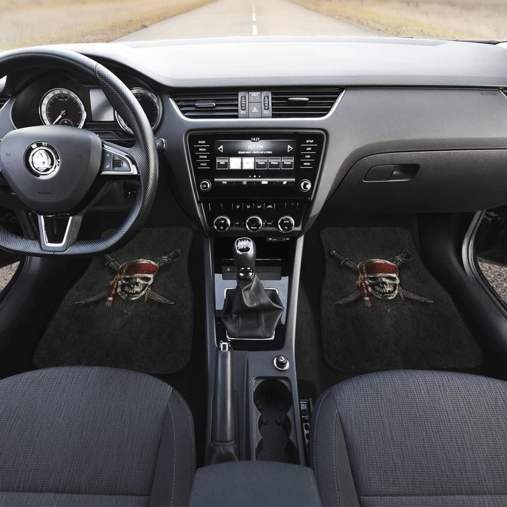 Jack Sparrow Skull Pirates Of The Caribbean Car Floor Mats