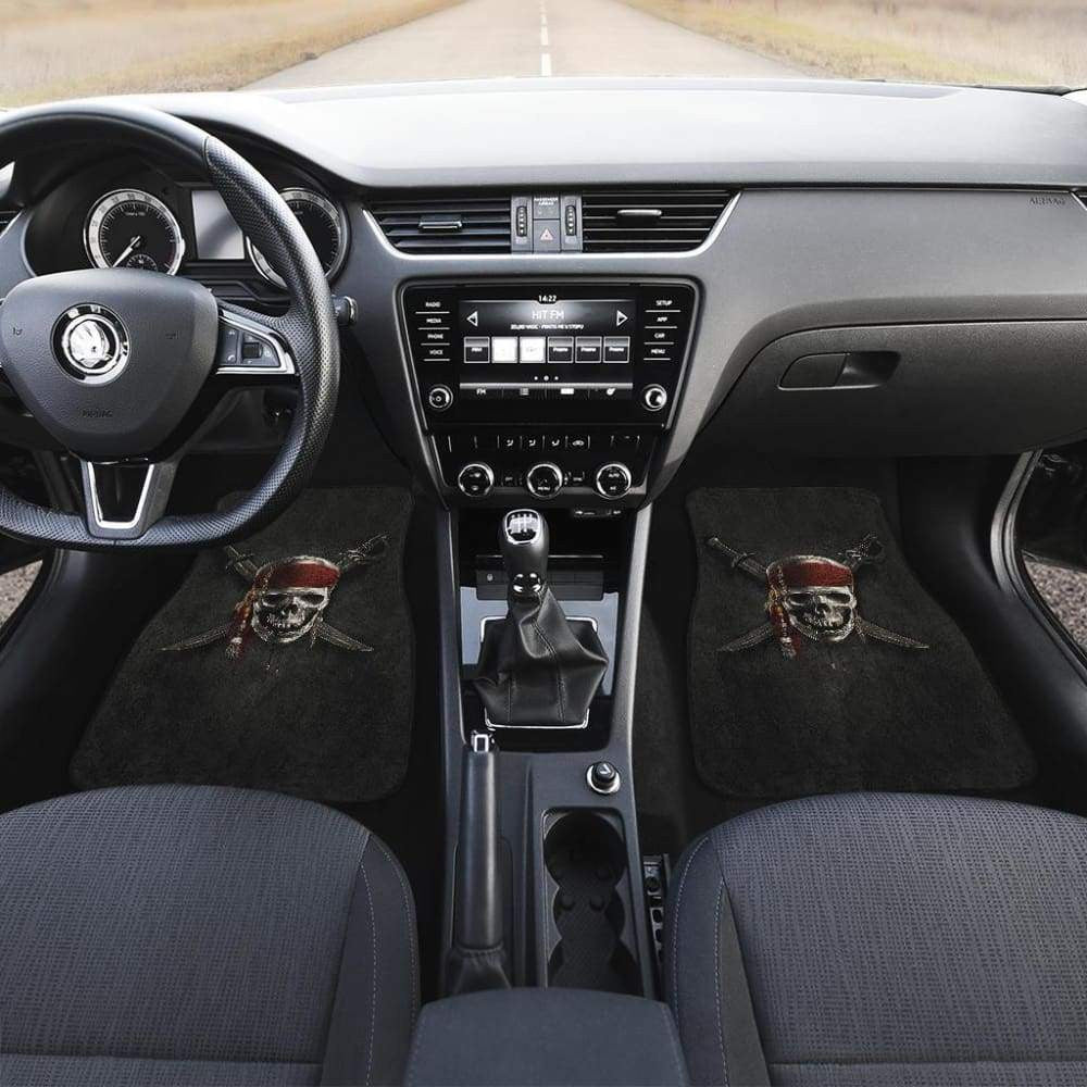Jack Sparrow Skull Pirates Of The Caribbean Car Floor Mats