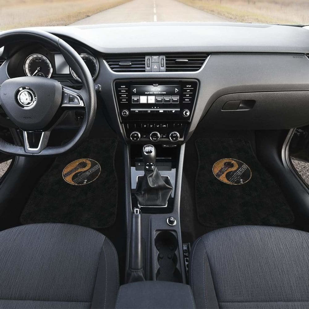 Yin Yang Bass Guitar Car Mat