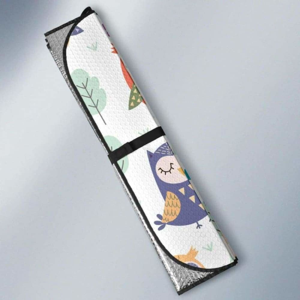 Cute Owl Pattern Car Auto Sun Shades