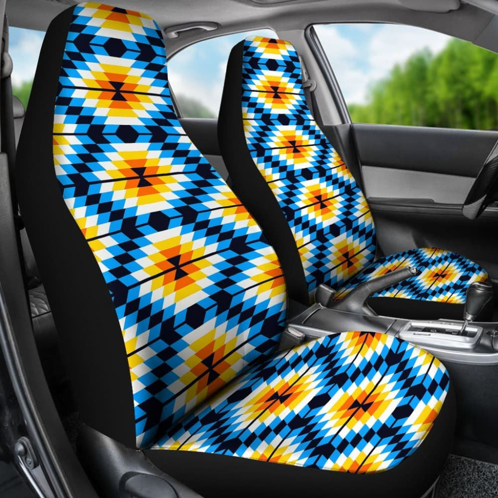 Colorful Aztec Car Seat Covers