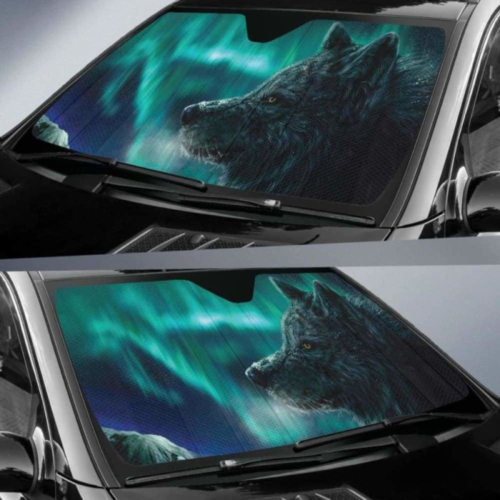 Polaris Aurora Wolf Car Auto Sun Shades