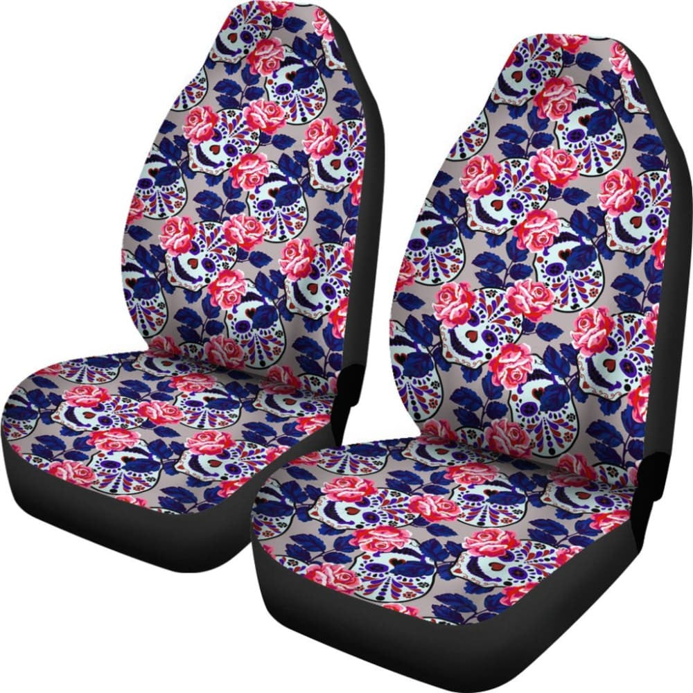 SetPcs Sugar Skull Car Seat Covers