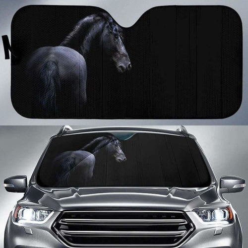 Horse Black HdK Car Sun Shade