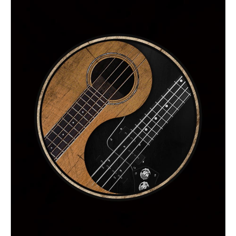 Yin Yang Bass Guitar - Car Seat Cover