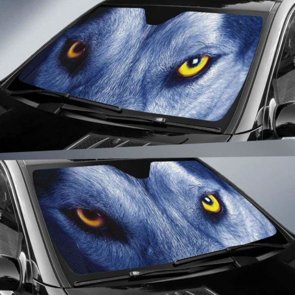 Wolf Eyes Car Auto Sun Shades
