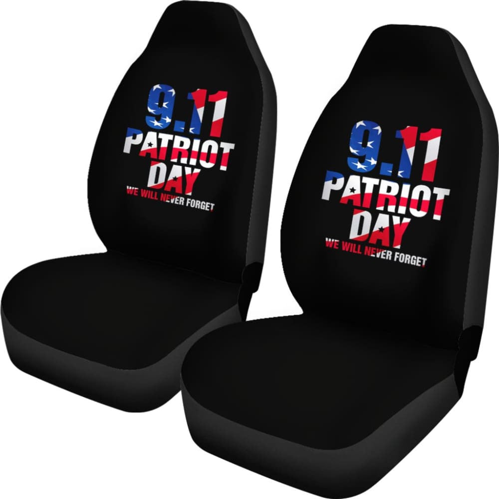 . Never Forget We Will Never Forget Car Seat Covers