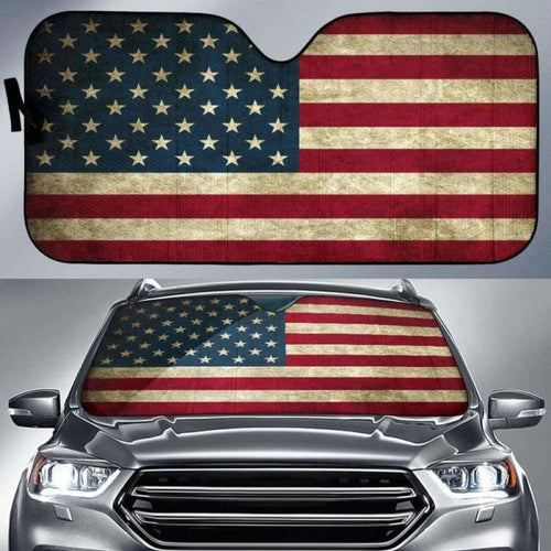 American Flag Auto Sun Shades