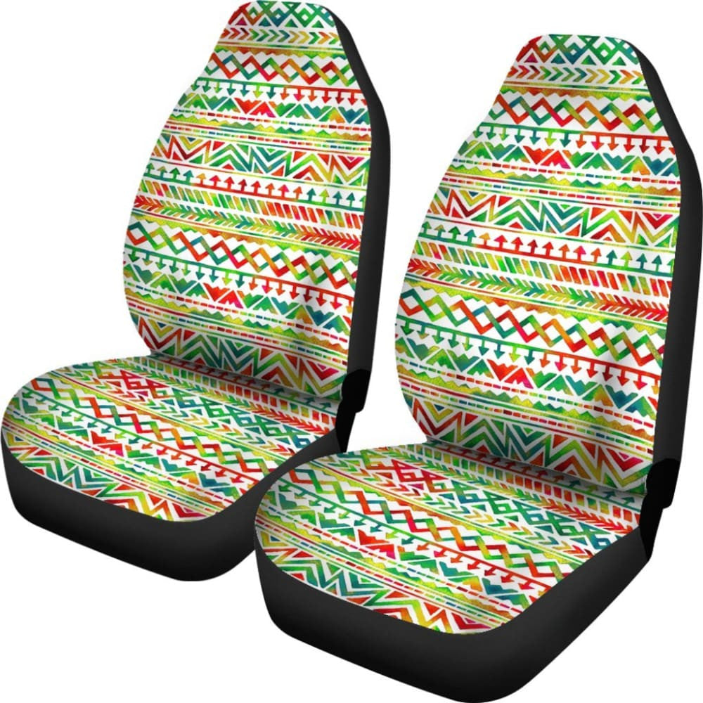 Watercolor Red Colorful Car Seat Cover