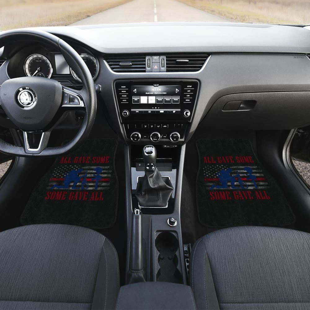 All Gave Some, Some Gave All Patriotic Angel Soldier Car Floor Mats