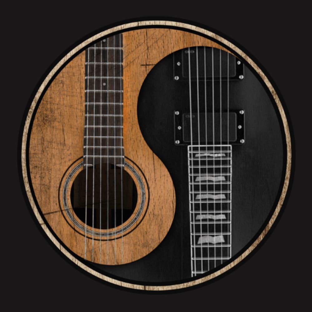 Yin Yang Guitar Car Seat Cover