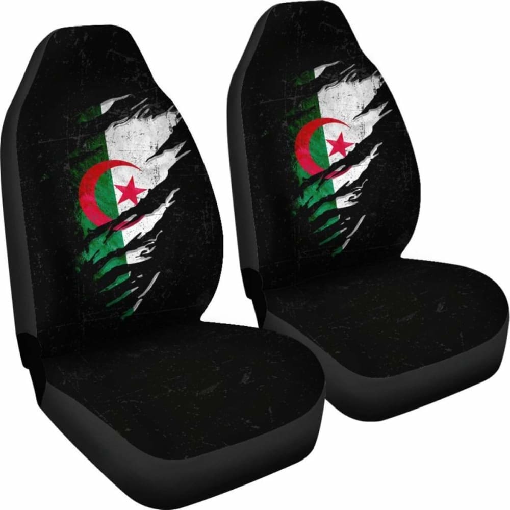 Algeria In Me Car Seat Covers - Special Grunge Style (Set Of Two)