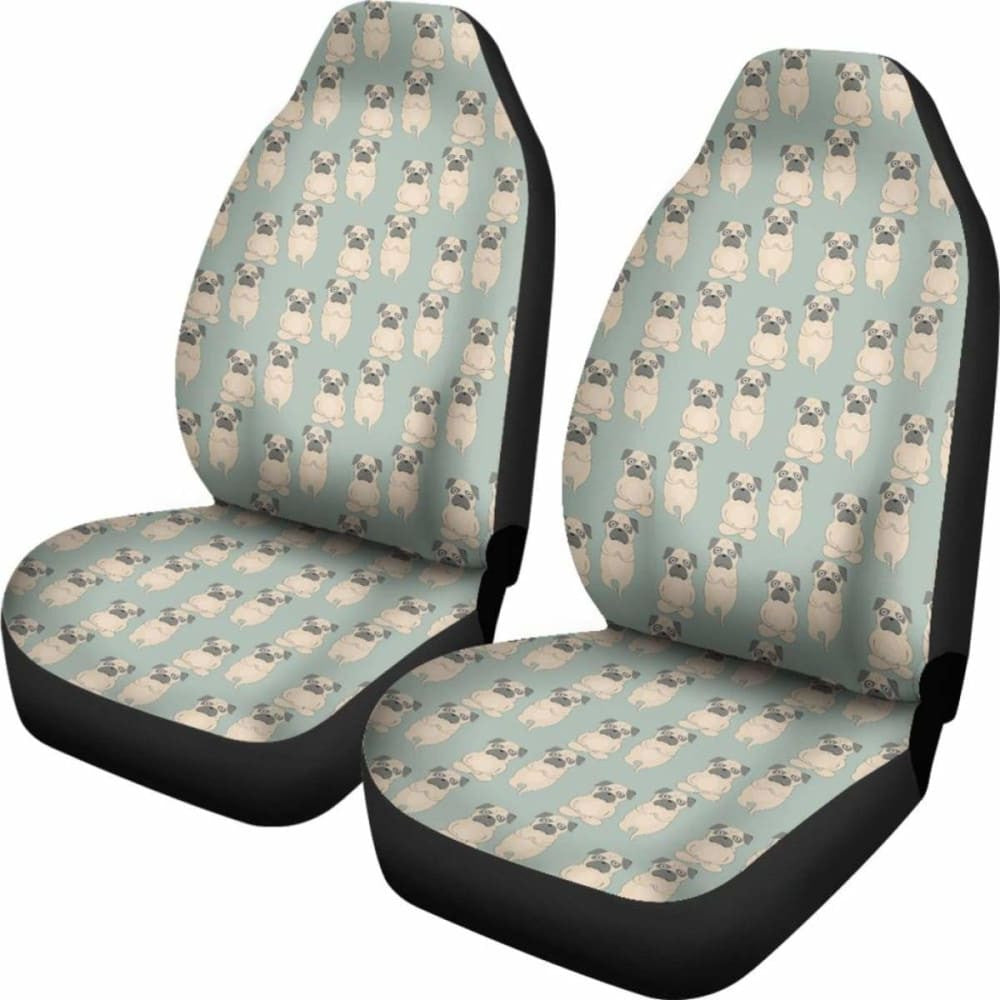 Yoga Pug Car Seat Covers