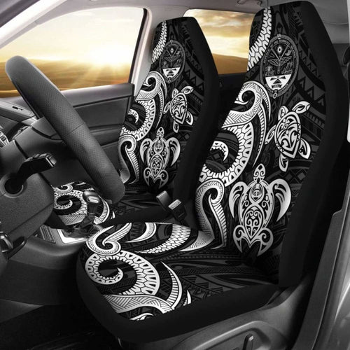 Marshall Islands Car Seat Covers - Tentacle Turtle White -