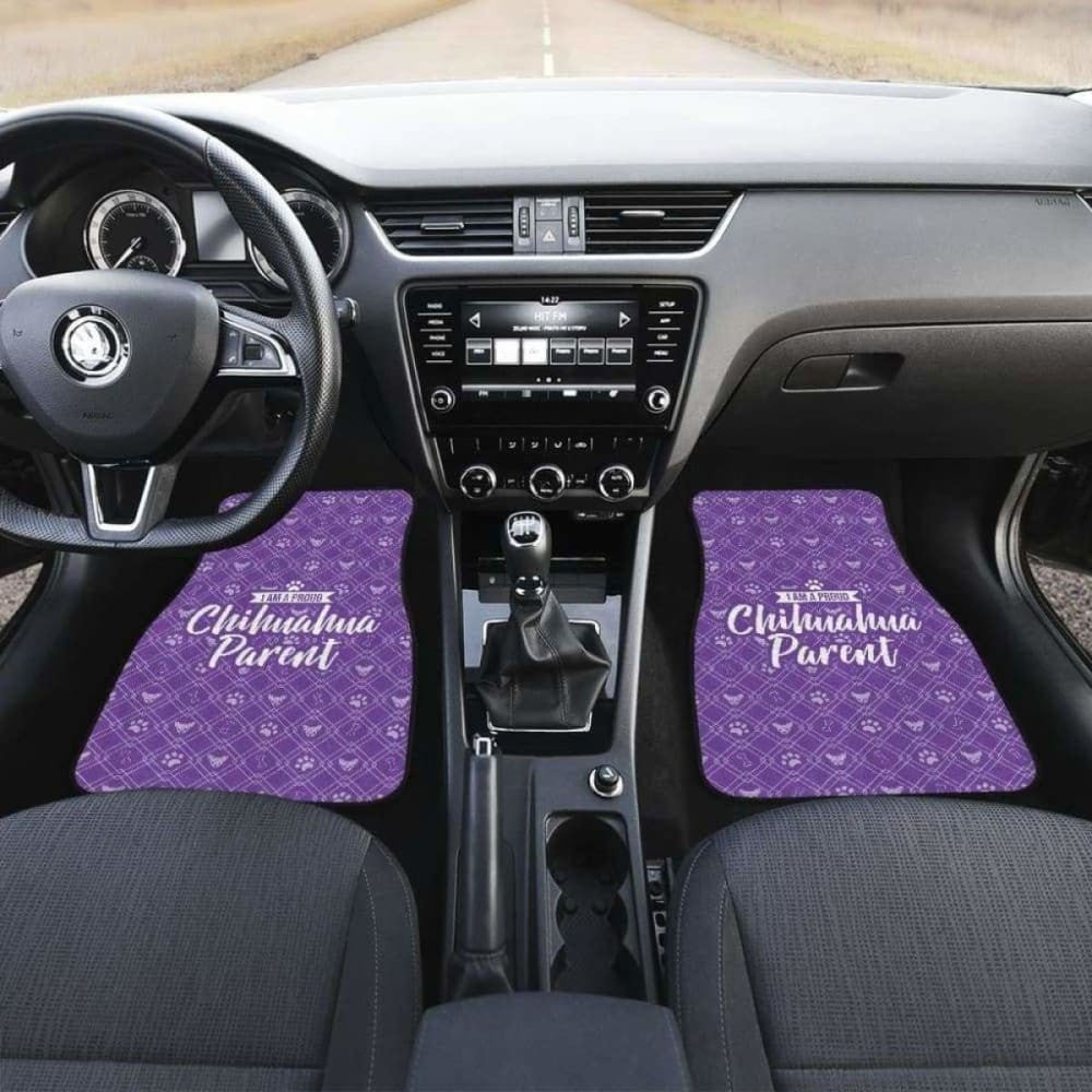 I Am A Proud Chihuahua Parent Front And Back Car Mat