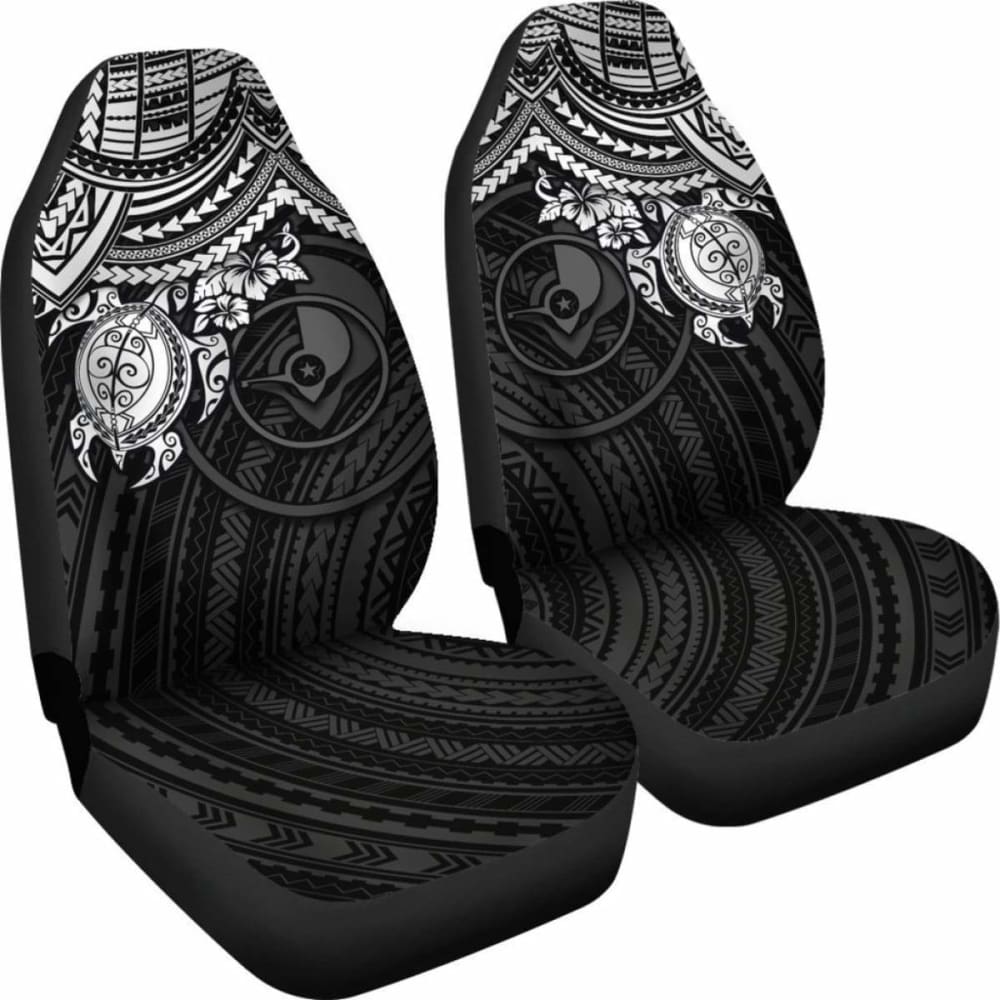 Yap Polynesian Car Seat Covers - White Turtle - Amazing