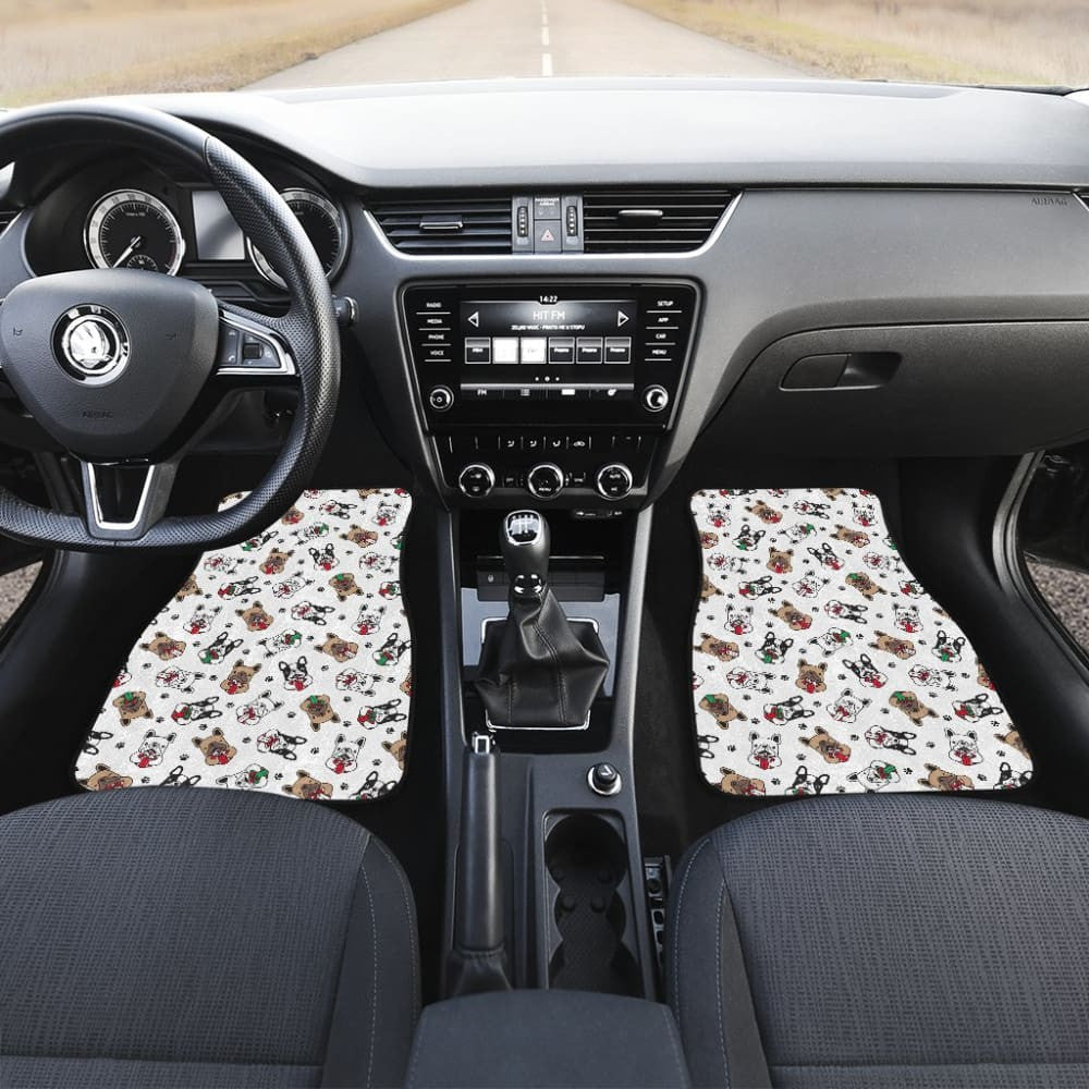 Lovely Cute French Bulldog Print Automotive Accessories Car Floor Mats
