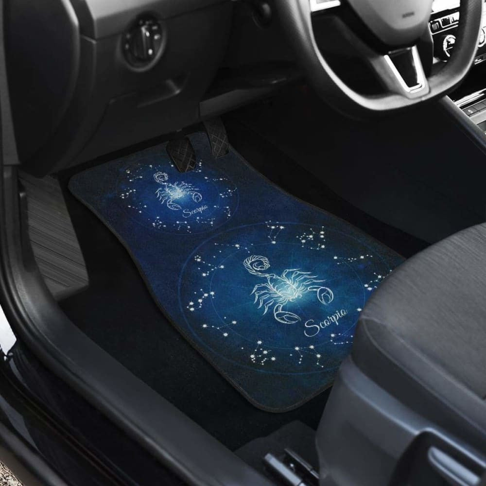 Scorpio Zodiac Sign Car Floor Mats Amazing Gift