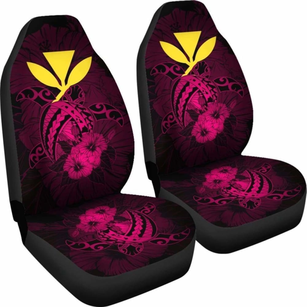 Hawaii Hibiscus Car Seat Cover - Harold Turtle - Calico Red - New