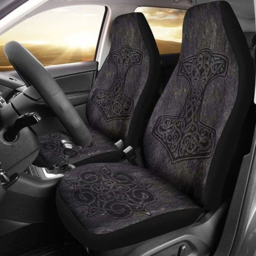Viking Mjolnir Thor'S Hammer Car Seat Covers