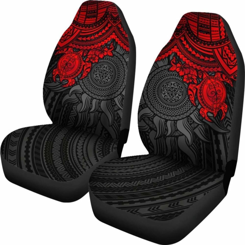 Polynesian Car Seat Covers - Polynesian Red Turtle - Amazing