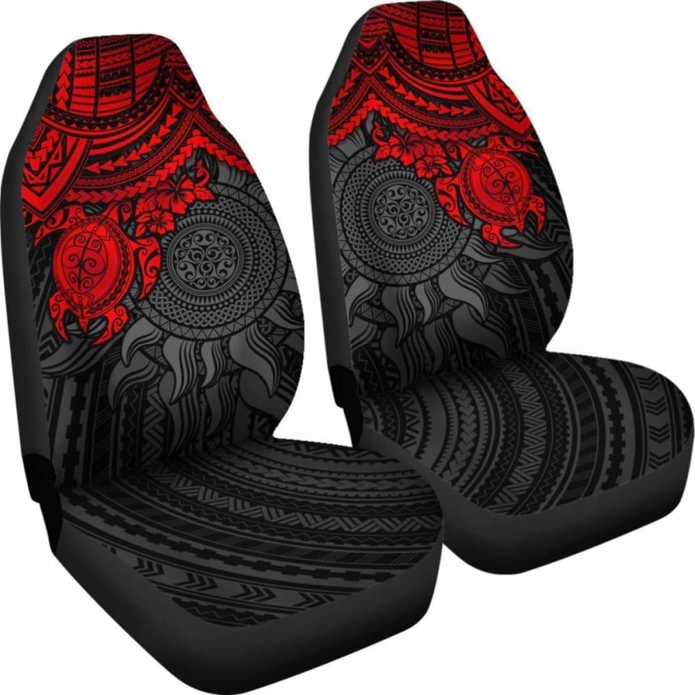 Polynesian Car Seat Covers - Polynesian Red Turtle - Amazing