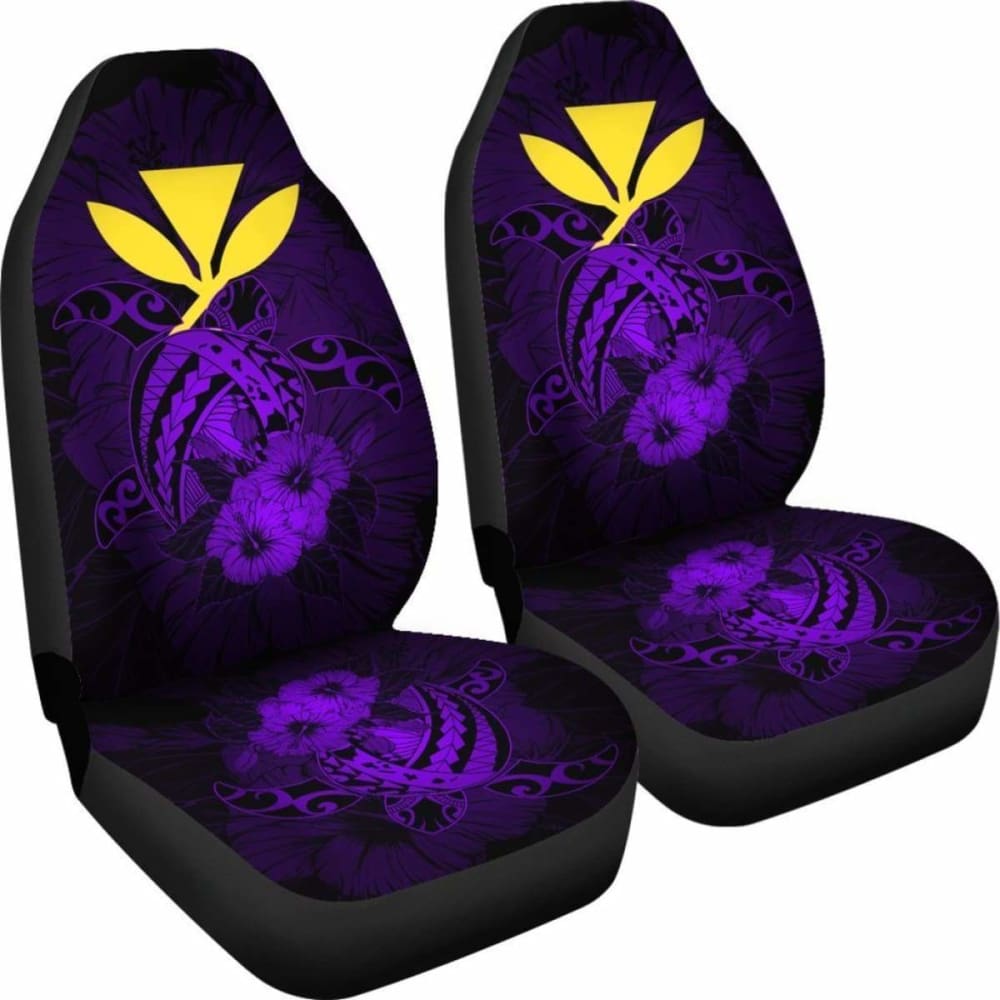 Hawaii Hibiscus Car Seat Cover - Harold Turtle - Purple - New
