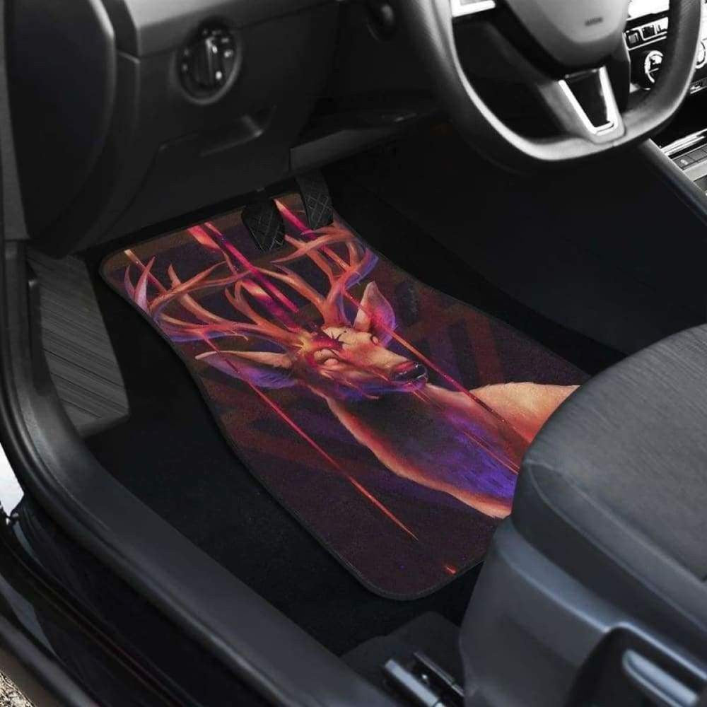 Deer Art Design Car Floor Mats Animals Fantasy