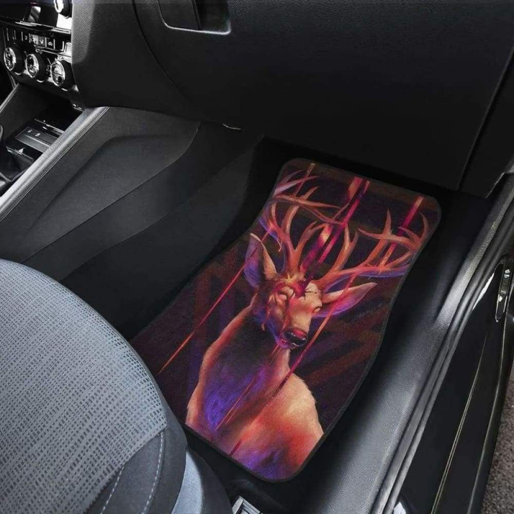 Deer Art Design Car Floor Mats Animals Fantasy