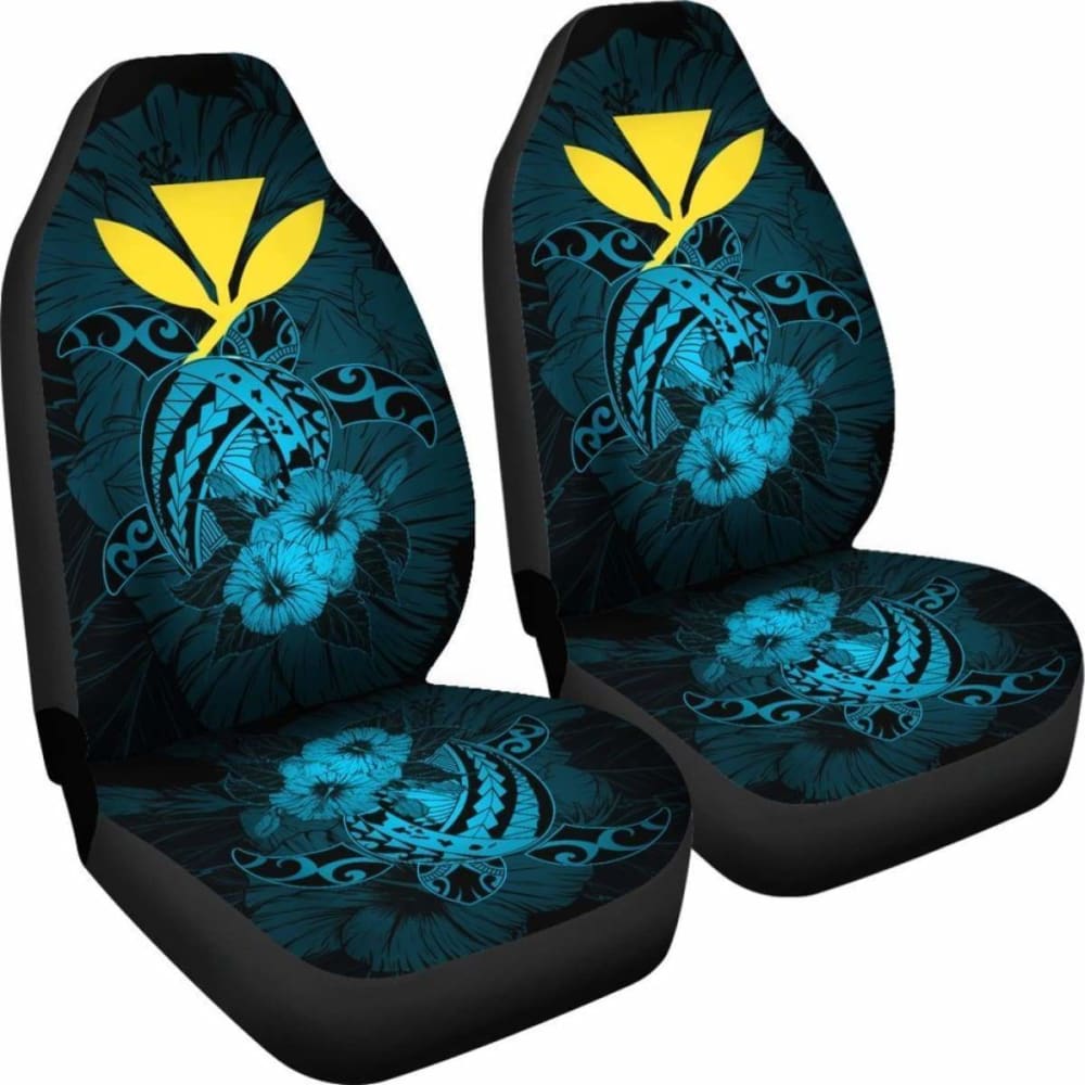 Hawaii Hibiscus Car Seat Cover - Harold Turtle - Traffic Blue - New