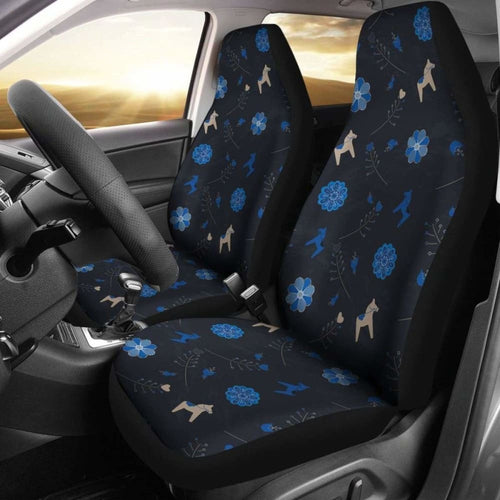 Swedish Dala Horse Car Seat Covers