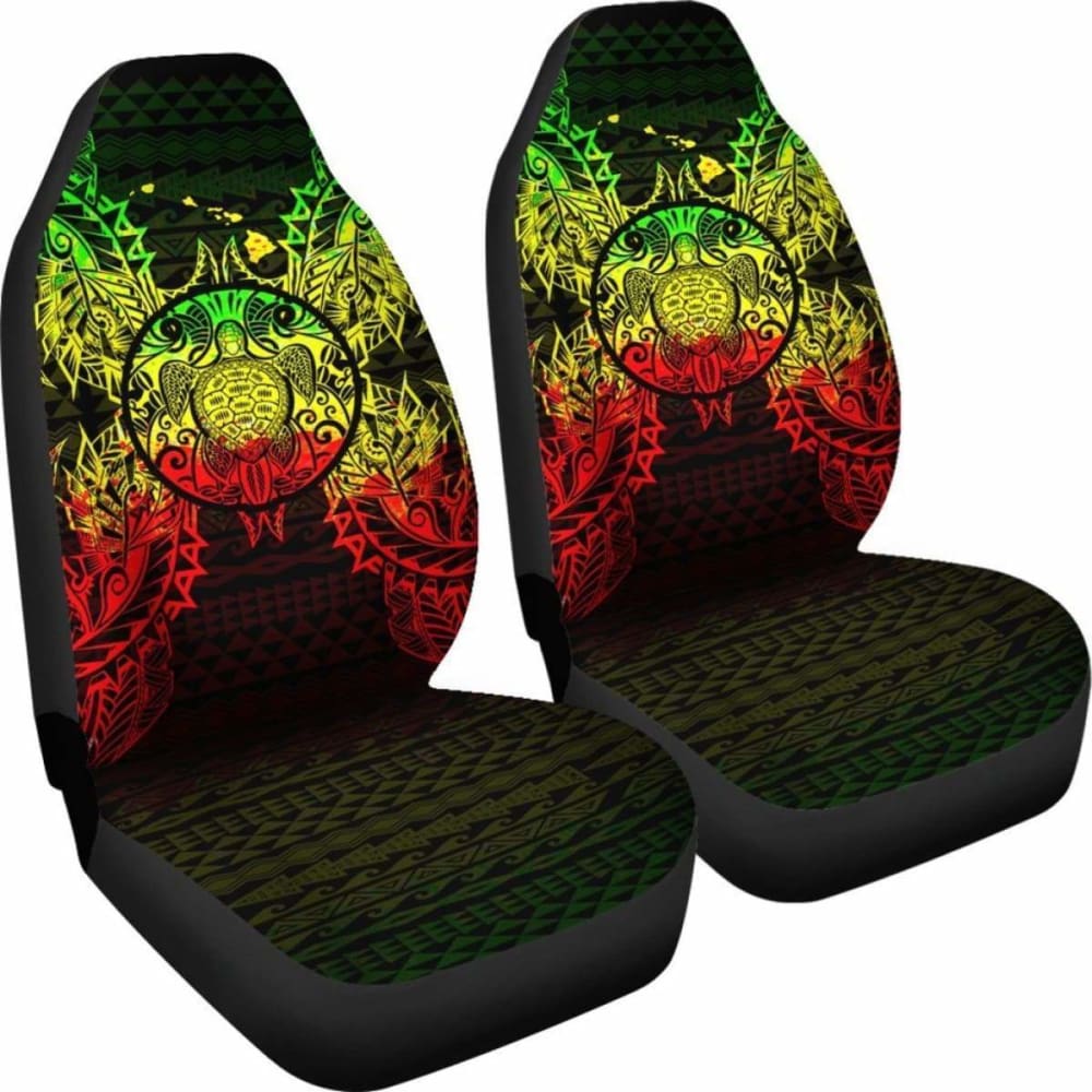 Turtle Polynesia Car Seat Cover Map Reggae New