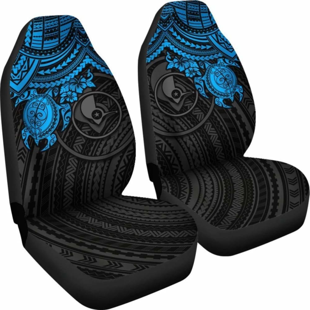 Yap Polynesian Car Seat Covers - Blue Turtle - Amazing