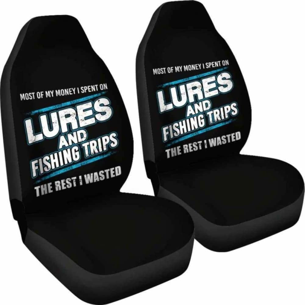 Lures And Fishing Trips Car Seat Covers