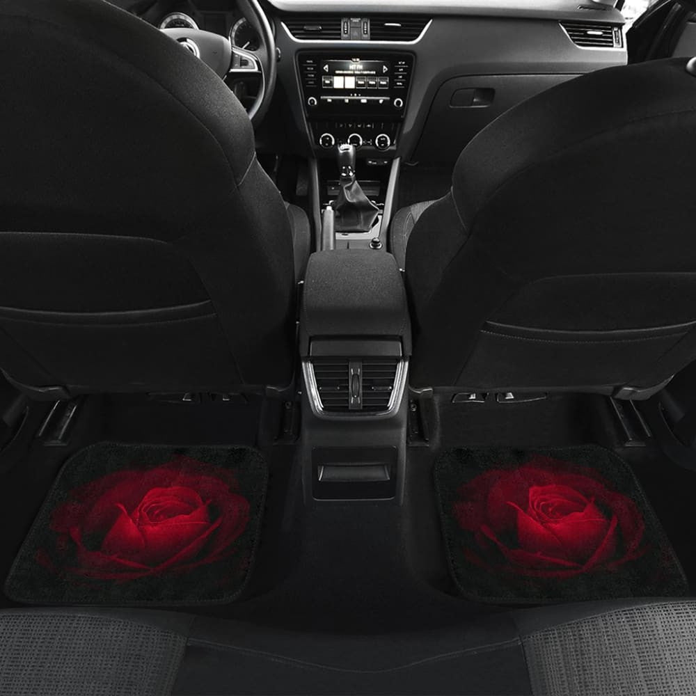 Flower Roses Car Floor Mats